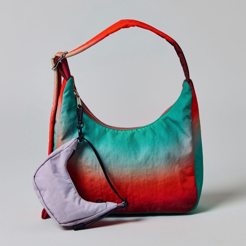 NWT BAGGU MINI NYLON SHOULDER BAG RAIN JULIA HEUER COLLAB - Picture 5 of 7
